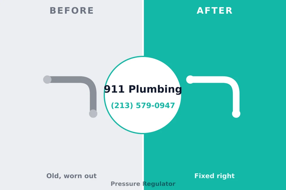Before and after: plumbing repair Oconto Falls, WI